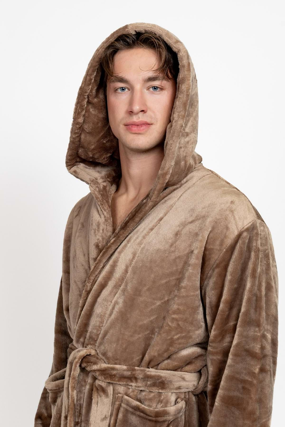 Cappuccino Men's Bathrobe
