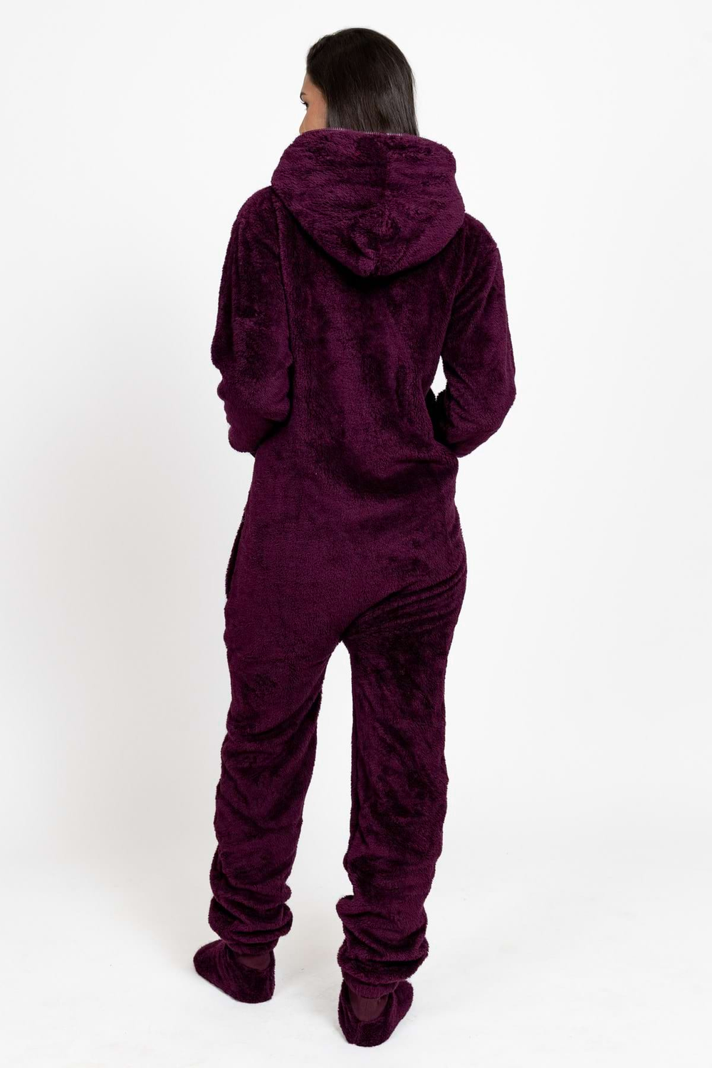Deep Plum Teddy Onesie