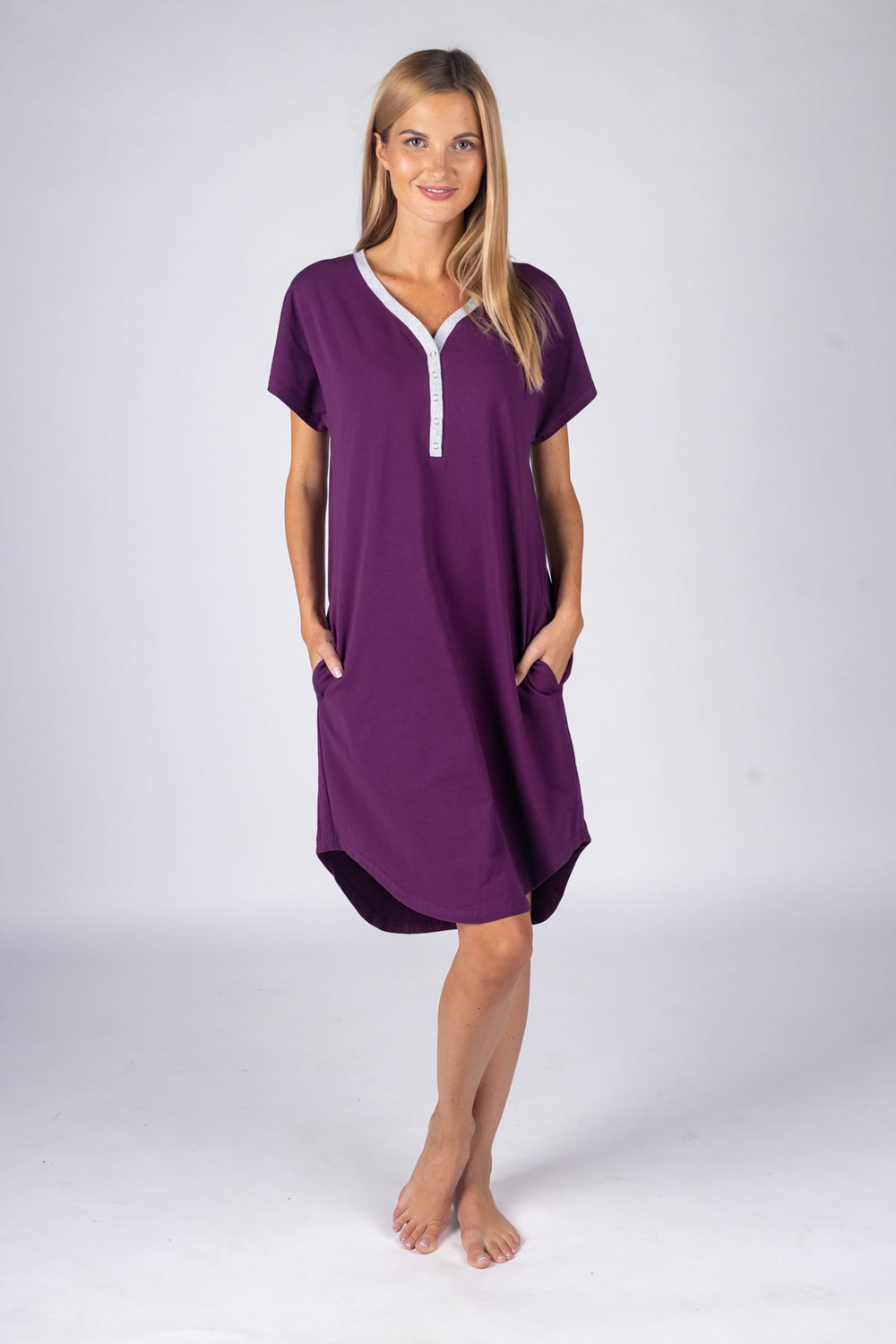 Wine Women's Nightgown