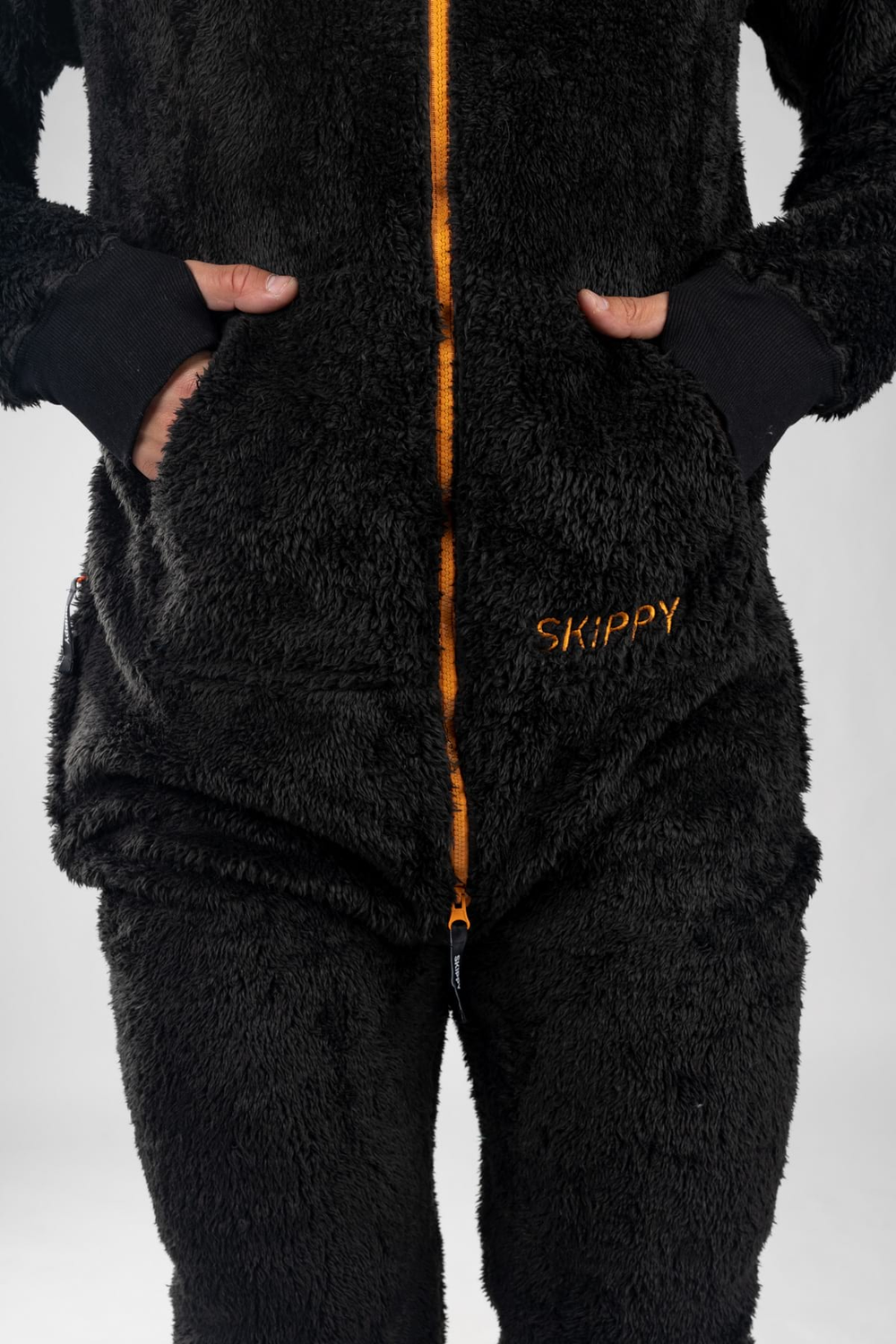 Black Orange Teddy Onesie
