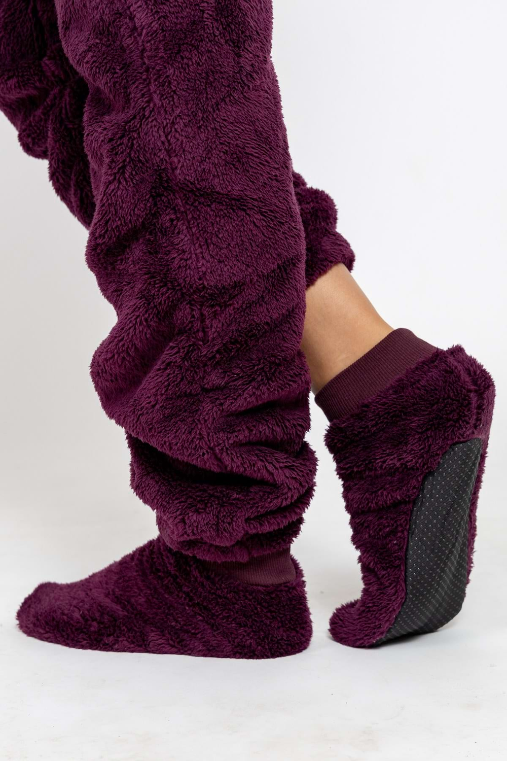 Deep Plum Teddy Onesie