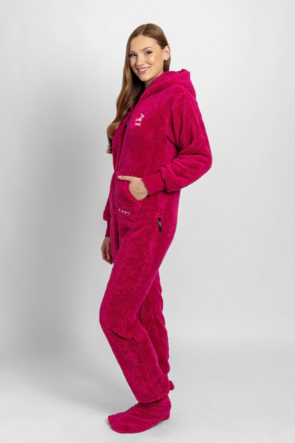 Raspberry pink Teddy Onesie