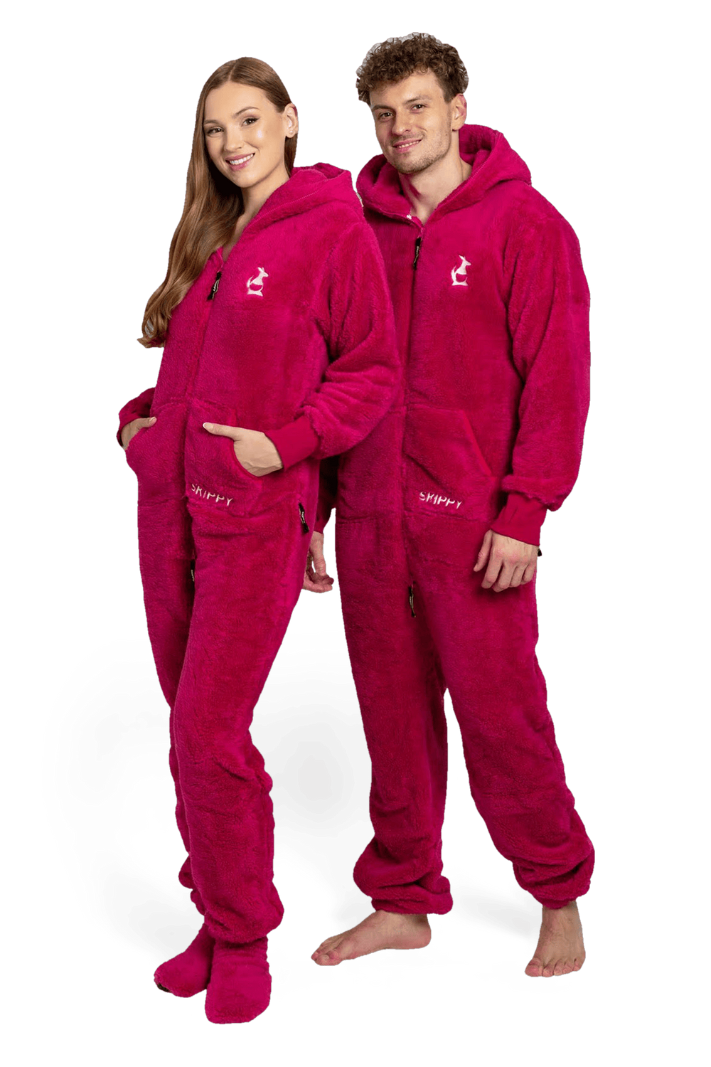 Raspberry pink Teddy Onesie